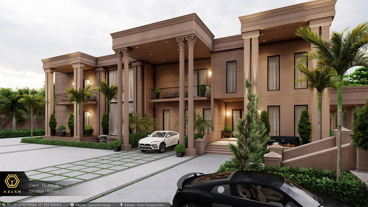 Mixture Of Classical And Semi French Country Architecture