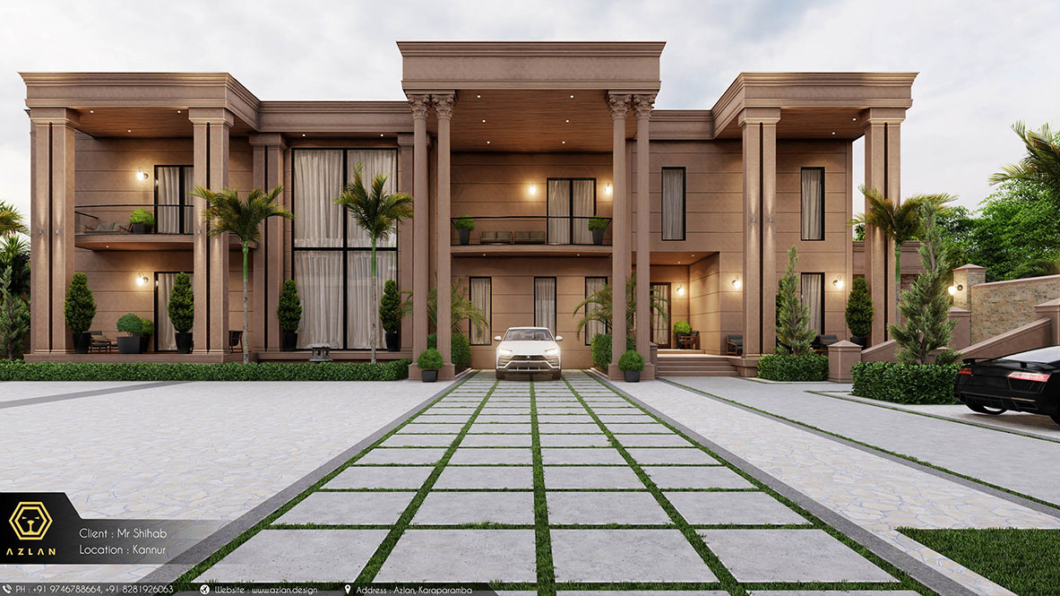 Mixture Of Classical And Semi French Country Architecture