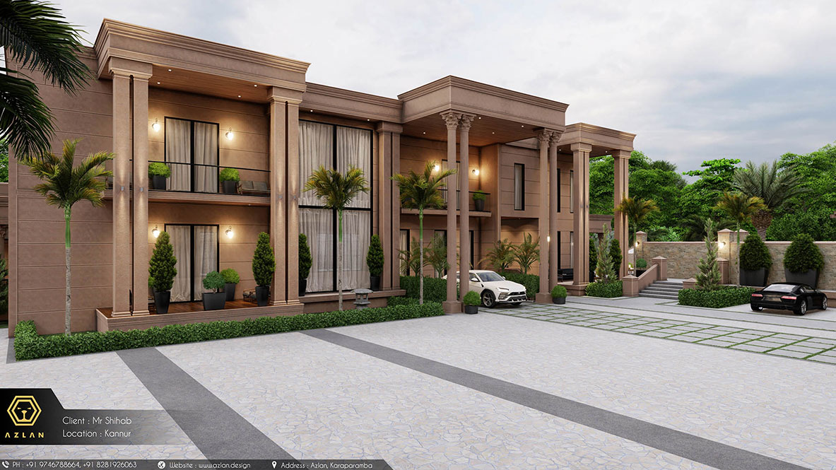 Mixture Of Classical And Semi French Country Architecture