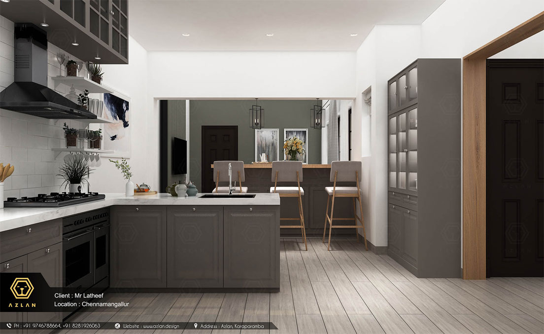 Mixture Of Modern And Transitional Style