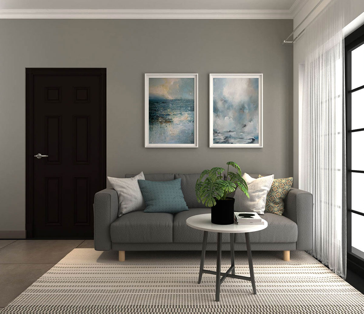 Mixture Of Modern And Transitional Style