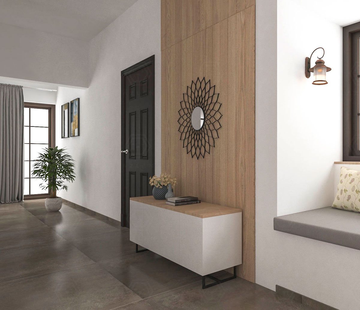 Mixture Of Modern And Transitional Style